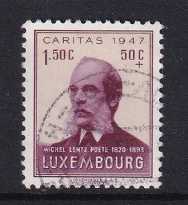 Luxembourg   #B144 used 1947  Michel Lentz 1.50fr