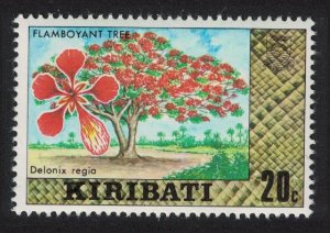 Kiribati Flamboyant tree 20c 1980 MNH SG#128