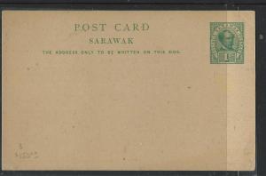 SARAWAK COVER (P0804B) 1C PSC  #3  UNUSED