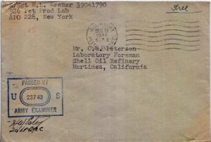 United States A.P.O.'s Soldier's Free Mail 1944 U.S. Army Postal Service, 65 ...