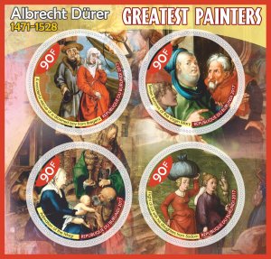 Stamps Art. Painting Great Painters 1+1 sheets perforated MNH** 2017 year