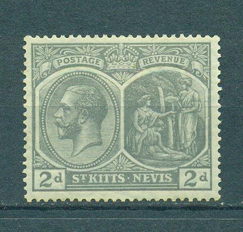 St. Kitts & Nevis sc# 42 (2) mh cat value $1.00