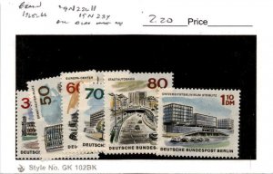 Germany - Berlin, Postage Stamp, #9N226...9N234 Mint NH, 1965 (AC)