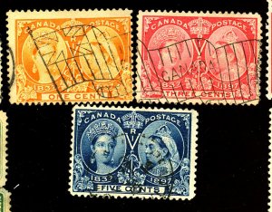 CANADA #51 53-4 USED FVF Cat $56