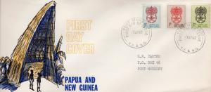 Papua New Guinea 1962 Sc#164/166 MOSQUITO-MALARIA-WHO Set (3) FDC