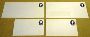 U544, 5c U.S. Postage Envelopes qty 4