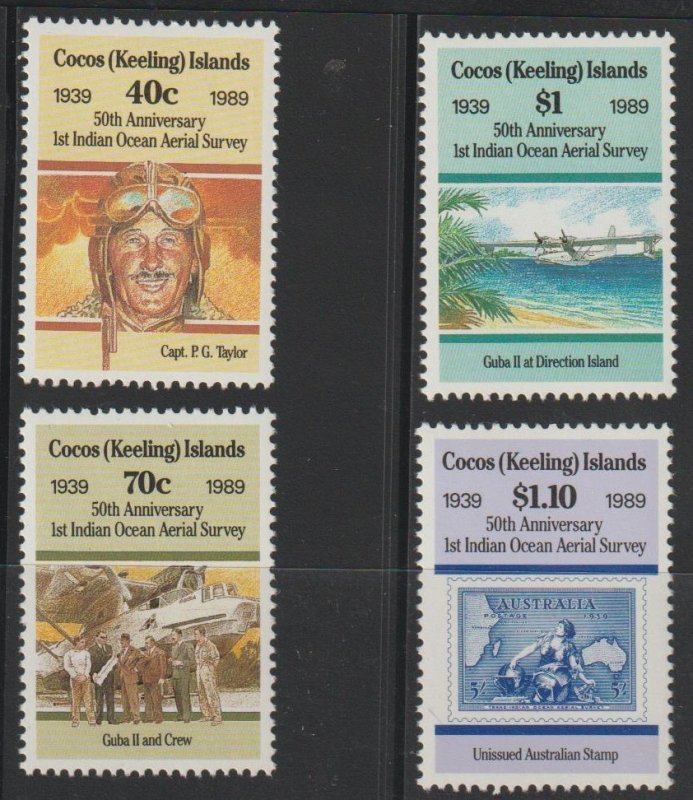 Cocos Islands SC  203-206 Mint Never Hinged