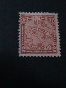 ​CUBA-1914-SC#254  MAP OF CUBA-MH VF 106 YEARS OLD   WE SHIP TO WORLDWIDE