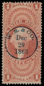 U.S. REV. FIRST ISSUE R76c  Used (ID # 97771)