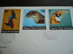 Postal History - Papua New Guinea - Scott# 399-401 - First Day Cover