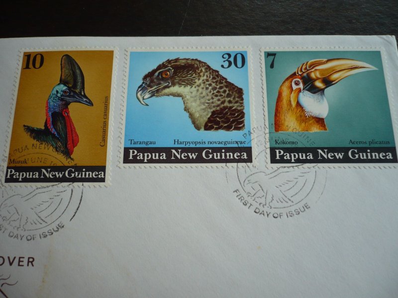 Postal History - Papua New Guinea - Scott# 399-401 - First Day Cover