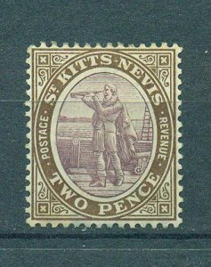 St. Kitts & Nevis sc# 3 mh cat value $3.50