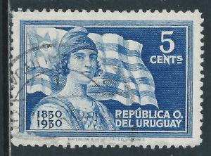 Uruguay, Sc #398, 5c Used