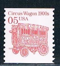 USA 2452B: 5c Circus Wagon, single, MNH, VF