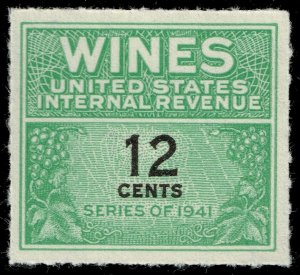 US #RE125 Wine Stamp; Unused NGAI