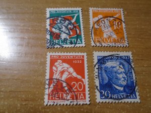 Switzeland  #  B61-64  used