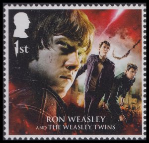 GB 5083 Harry Potter Ron Weasley & the Weasley Twins 1st single MNH 2023