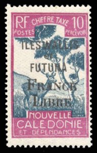 French Colonies, Wallis & Fetuna #J27 Cat$35, 1943 10c France Libre, never hi...