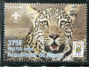 Niger 1998 WILD CAT Scouting Jamboree 1 value Perforated Mint (NH)