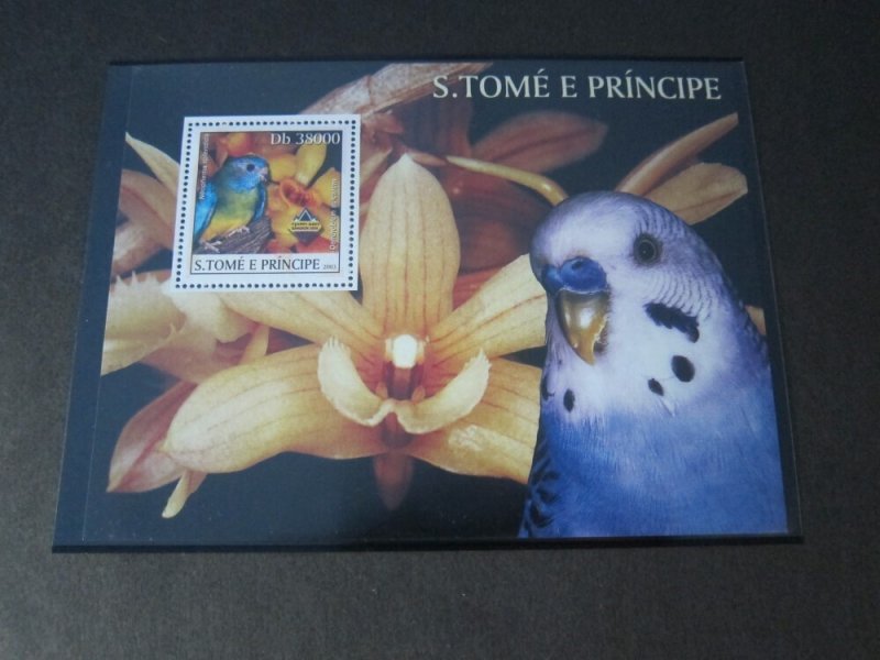 St. Thomas & Prince Islands 2003 Sc 1489-90 Bird set MNH