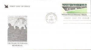 #2109 Vietnam Veterans Memorial Pegasus FDC