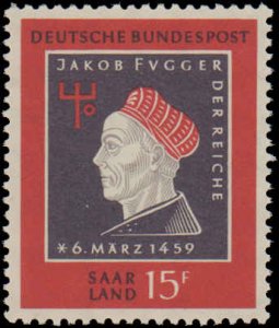 Saar #319, Complete Set, 1959, Never Hinged