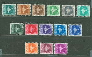 India #275-288  Single (Complete Set)