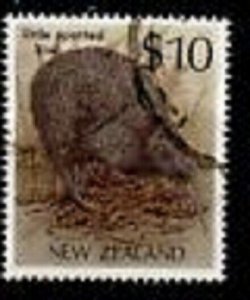 NEW ZEALAND SG1297 1989 $10 LITTLE SPOTTED KIWI USED