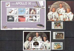 B1310 British Virgin Islands Space Apollo 11 Neil Armstrong Mnh