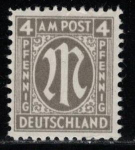 Germany AM Post Scott # 3N3, mint nh