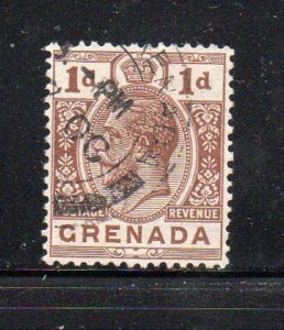 GRENADA #80 1913 KING GEORGE V F-VF USED c