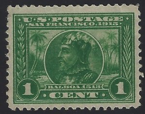 1c US #397 Panama - Pacific Exposition Issue MH VF Scv $15