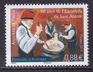 Andorra French 802 MNH VF