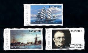 [90836] Grenada 2009 Ships Batavier Smit Shipyard Netherlands  MNH
