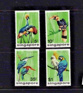 Singapore: 1975, National Birds, MNH set