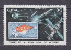 1987 Cuba 3141 used Sputnik 1 / Orbital station