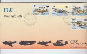 1981 Fiji WWII War Aircraft (Scott 454-7) Official FDC