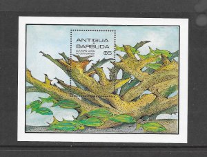 ANTIGUA #875 ELKHORN CORAL S/S MNH