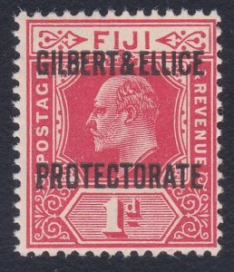 GILBERT & ELLICE IS 1911 EVII 1d SG2 MNH cat £55+..........................D3484