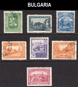 Bulgaria Scott 122-27 F to VF mint OG H, HR & used.  FREE...