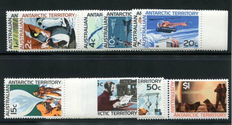 AUSTRALIA ANTARCTIC TERRITORY (AAT) L8-L18 MINT NH (needs 5c)