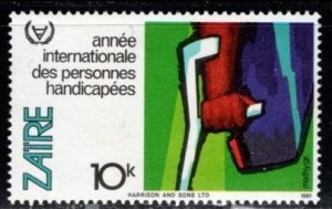 Zaire - #1030 International year of Disabled - MNH