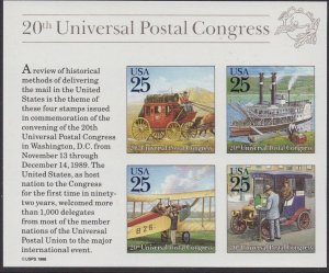 2438 UPU Congress SS MNH