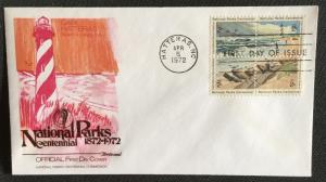 US FDC #1448-1451(1451a) Fleetwood Natl Parks Unaddressed $3.00 L18