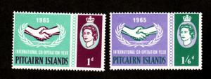 Pitcairn Islands # 54-55 Mint!