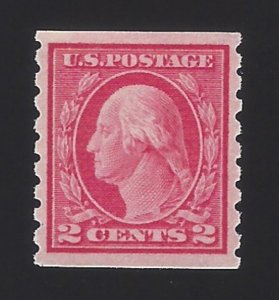 US #413 1912 Carmine WMK 190 Perf 8.5 Vert Mint OG LH VF SCV $55