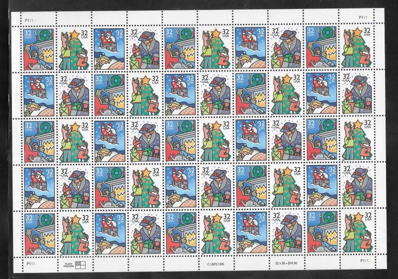 #3108-11 MNH Sheet