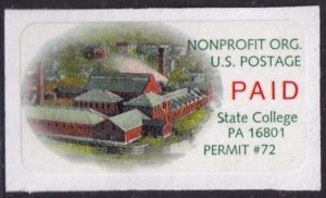 US (used on paper) State College, Pennsylvania photostamp permit