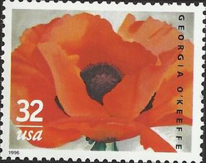 # 3069 MINT NEVER HINGED GEORGIA O'KEEFFE
