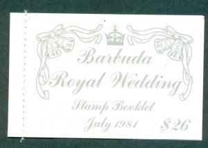 Barbuda 1981 Charles & Diana Wedding Booklet, Palaces Lot45332